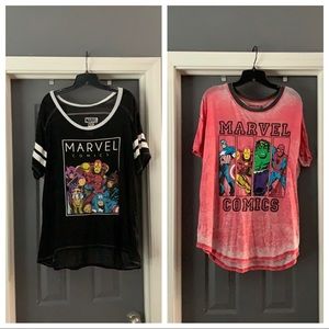 2 Marvel women’s T-shirt’s